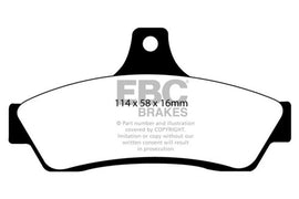 EBC 03-04 Pontiac GTO 5.7 (Solid Rear Rotors) Ultimax2 Rear Brake Pads