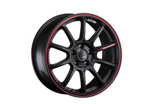 Load image into Gallery viewer, SSR GTV05 5x114.3 17x7.0 Offset 48 Flat Black w/ Red Line