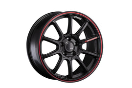 SSR GTV05 5x114.3 17x7.0 Offset 48 Flat Black w/ Red Line