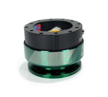 Load image into Gallery viewer, NRG Quick Release Gen 2.0 -  20 Year Anniversary Black Body / Emerald Ring