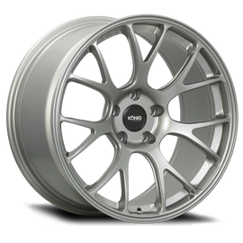 Konig Forged F1M 19X12 5X130 ET65 Ash Silver Knurled Bead