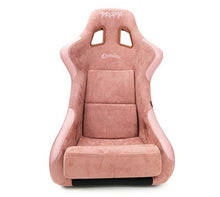 Load image into Gallery viewer, NRG FRP Bucket Seat (Large) Prisma-Chromatic Mauve Vegan Suede w/ Chameleon Back