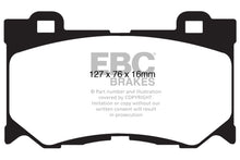 Load image into Gallery viewer, EBC 08-13 Infiniti FX50 5.0 Greenstuff Front Brake Pads