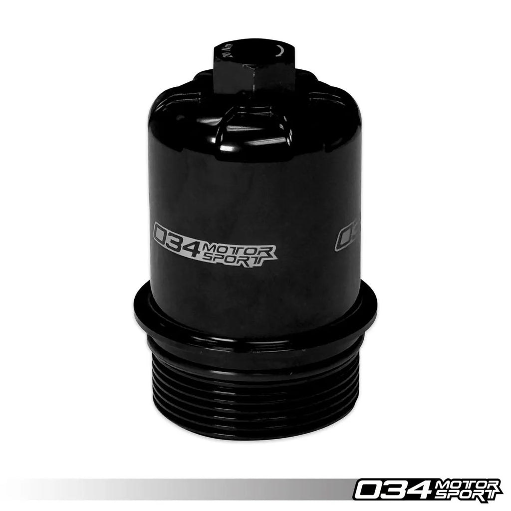 034Motorsport Billet DSG Oil Filter Cap Kit, Audi EA837 3.0T Models w/ DL501 DSG