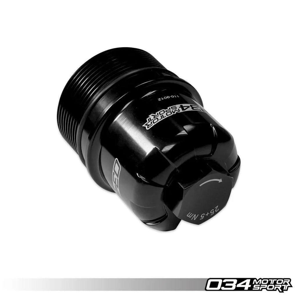 034Motorsport Billet Oil Filter Cap, Audi 3.0T CREC Models