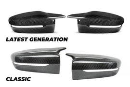 TRE BMW 2 Series 220i G42, 3 Series 330i G20 & 4 Series 440i G22 Pre-preg Carbon Fibre M Style Mirror Covers (2017+)