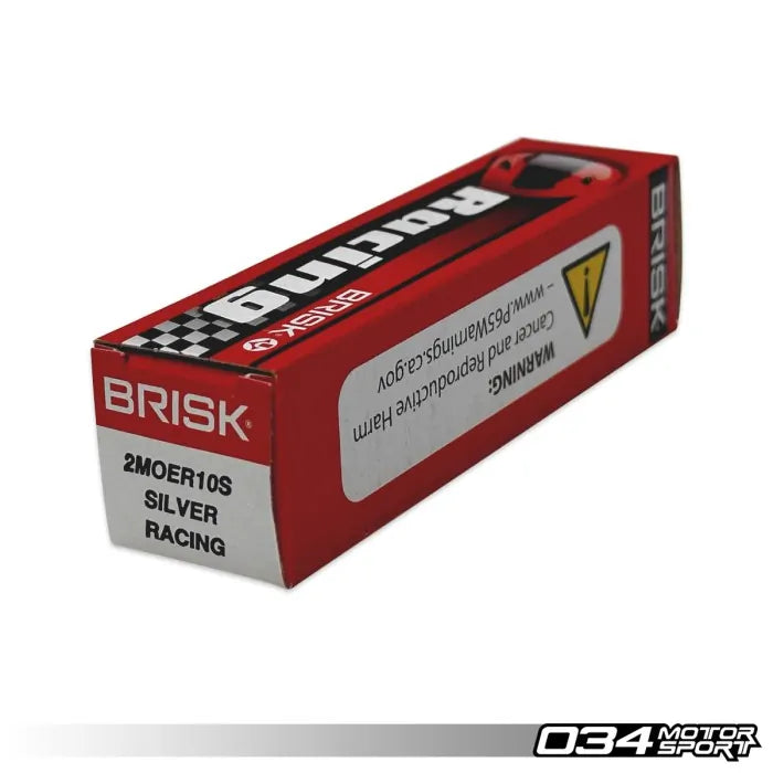 Brisk Racing 2MOER10S Silver Spark Plug