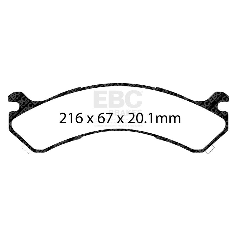 EBC 01-05 Chevrolet Silverado 3500 (2WD) Extra Duty Rear Brake Pads