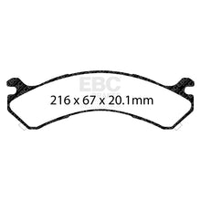 Load image into Gallery viewer, EBC 01-05 Chevrolet Silverado 3500 (2WD) Greenstuff Rear Brake Pads