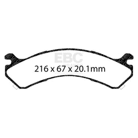 EBC 01-05 Chevrolet Silverado 3500 (2WD) Ultimax2 Rear Brake Pads