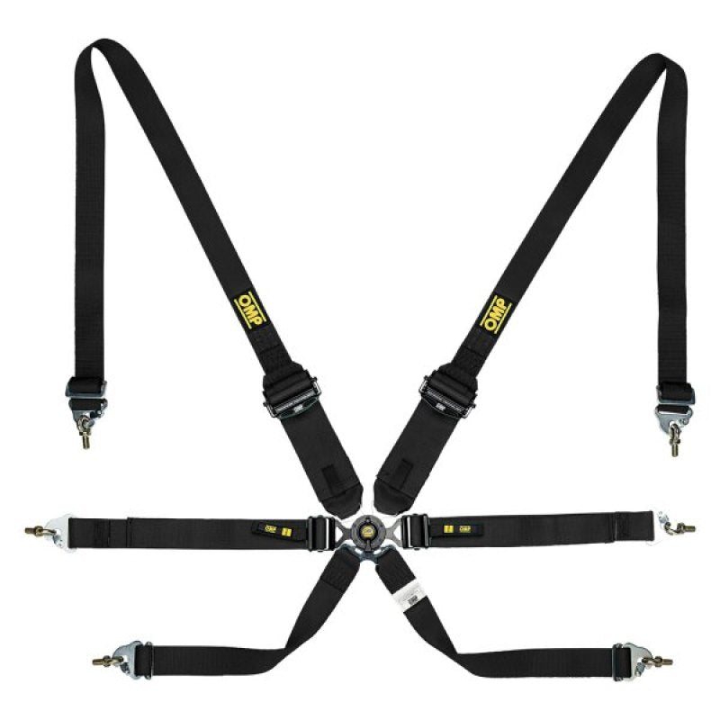 OMP Safety Harness One 2In Endurance Black Pull Down - (Fia 8853-2016)