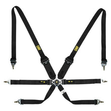 Load image into Gallery viewer, OMP Safety Harness One 2In Endurance Black Pull Down - (Fia 8853-2016)