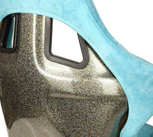 Load image into Gallery viewer, NRG FRP Bucket Seat ULTRA Edition W/ Grey Pearlized Back / Teal Microfiber Material - Large