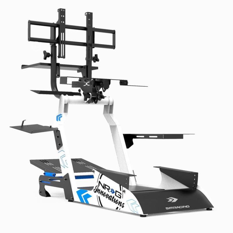 NRG Racing Simulator Stand for Logitech, Thrustmaster, and Fanatec ...