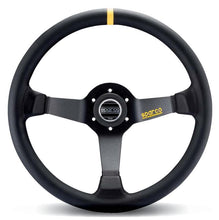 Load image into Gallery viewer, Sparco Steering Wheel 345 Leather Black