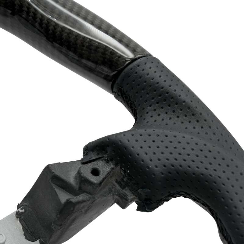 NRG 12-23 Toyota Tacoma OEM Plus Carbon Fiber Steering Wheel w/ Black Stitch & Red Center Mark
