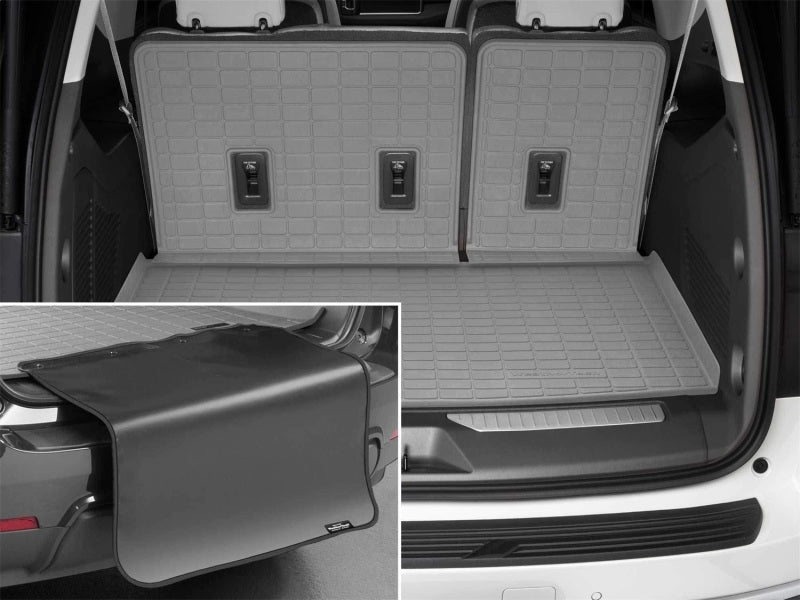 WeatherTech 24-26 GM Acadia/Traverse Seatback Cargo Liners HP w/ Bumper Protector - Grey