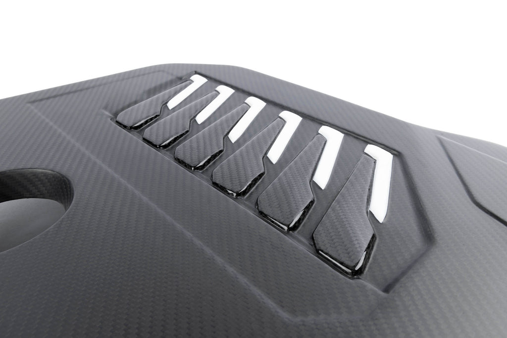 DINAN MATTE CARBON FIBER ENGINE COVER - 2020-2024 BMW B58D