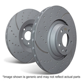 EBC 2016+ Lexus RX350 3.5L GD Sport Slotted and Dimpled Front Rotors
