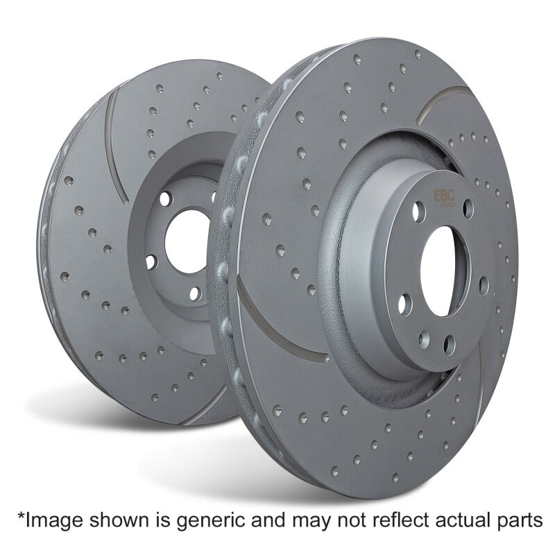 EBC 02-05 Mercedes-Benz C230 (W203) 1.8 Supercharged (European Model) GD Sport Front Rotors