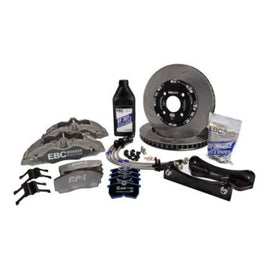 EBC Racing 02-09 Nissan 350Z 3.5L Anodized Apollo-6 Calipers 355mm Rotors Front Big Brake Kit