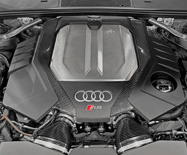 034Motorsport Carbon Fiber Engine Cover Trim, Audi C8 RS6/RS7