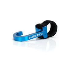 Load image into Gallery viewer, NRG Steering Wheel Hook CNC Aluminum w/ Laser Logo - Blue