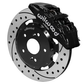 Wilwood Dynapro 6 Front Hub Kit 12.19in SRP Drilled 04-05 Honda Civic SI/ 02-06 Acura RSX