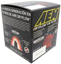 Load image into Gallery viewer, AEM 3.25 in DRY Flow Short Neck 5 in Element Filter