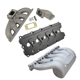 SPA Turbo Turbo manifold, cast aluminum valve cover & intake manifold for VW Jetta/Golf MK4 2.5L 5-cyl 20V 07K.