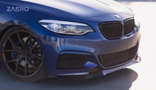 Load image into Gallery viewer, Zaero Design BMW 2 Series, M235i &amp; M240i F22 F23 EVO-1 Gloss Black Front Splitter