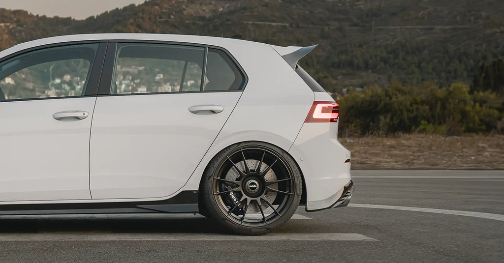 Zaero Design VW Golf R & Golf GTI Clubsport Mk8 EVO-1 Gloss Black Rear Spoiler