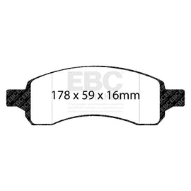 EBC 09-17 Chevy Traverse Ultimax2 Rear Brake Pads