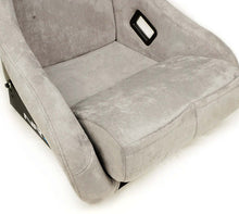 Load image into Gallery viewer, NRG FRP Bucket Seat ULTRA Edition - Large (Grey Alcantara/Pearlized Back)