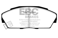Load image into Gallery viewer, EBC 92-94 Acura Integra 1.7L V-Tec Bluestuff Front Brake Pads