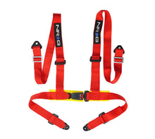 Load image into Gallery viewer, NRG 4 Point Seat Belt Harness / Buckle Lock- Red