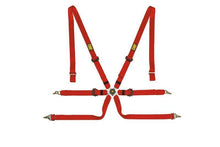 Load image into Gallery viewer, OMP Safety Harness One 2In Pull Down - Red (Fia 8853-2016)