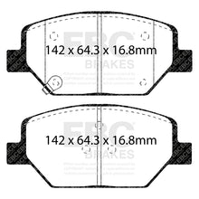 Load image into Gallery viewer, EBC 2016+ Buick Envision 2.0L Turbo Greenstuff Front Brake Pads