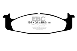 EBC 94-96 Ford Bronco 5.0 Ultimax2 Front Brake Pads