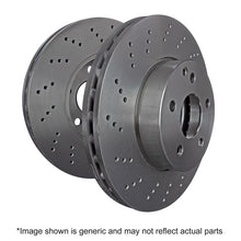 Load image into Gallery viewer, EBC 12-15 Porsche 911 (991) Carrera 4S 3.8L (w/Iron Rotors) RK Premium Cross-Drilled Front Rotors