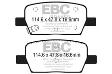 Load image into Gallery viewer, EBC 2016+ Cadillac CT6 2.0L Turbo Greenstuff Rear Brake Pads