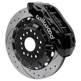 Wilwood 63-70 Chevy C10 TX6R Front Kit w/ 16in SRP Rotors & Lines - Black