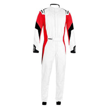 Load image into Gallery viewer, Sparco Suit Competition (Boot Cuff) 58 White/Red