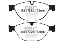 Load image into Gallery viewer, EBC 13+ Jaguar F-Type (Cast Iron Only) 3.0 Supercharged (380) Perf Pkg Redstuff Front Brake Pads