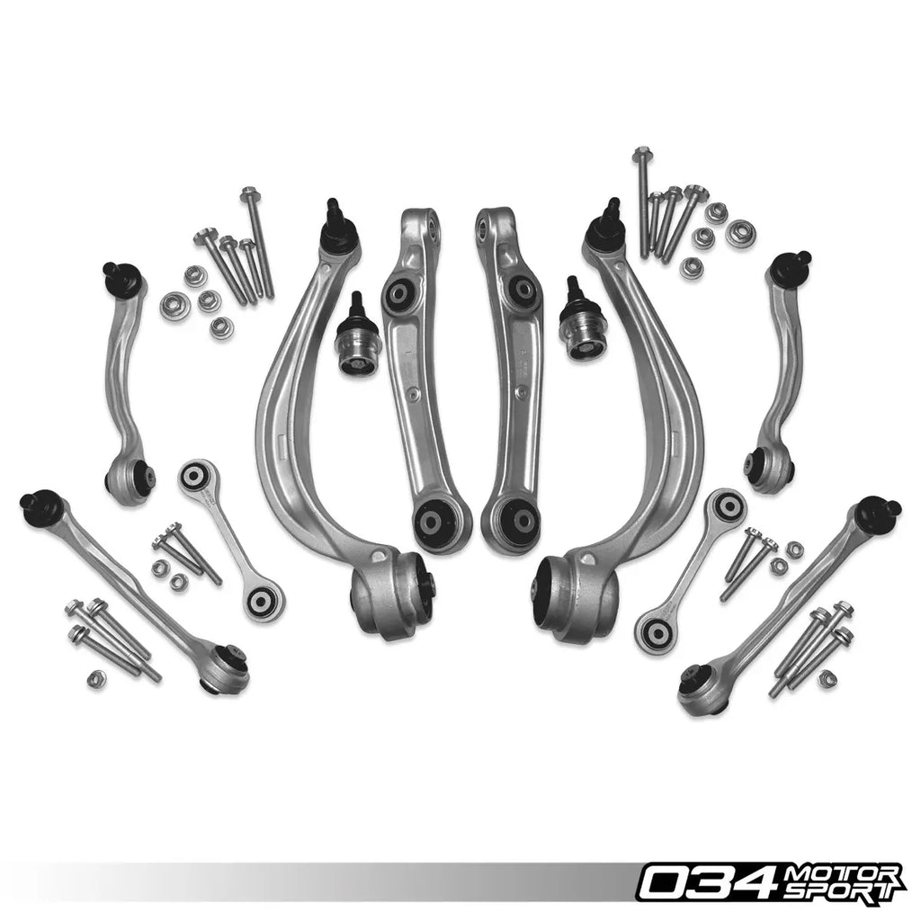 034Motorsport Density Line Front Upper and Lower Control Arm Kit, Audi 4M RSQ8, Bentley Bentayga, Porsche E3 Cayenne, & Lamborghini Urus