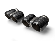 Load image into Gallery viewer, Akrapovic BMW M2 Coupe (G87) Tail Pipe Set - Chopped Carbon