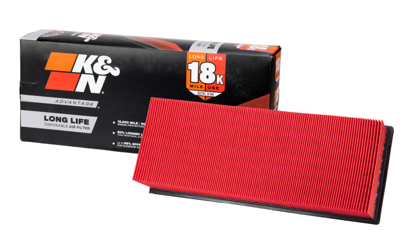 K&N Universal Air Filter - Carbon Fiber Top 6in Flg 7-1/2in B 5in T 10in H