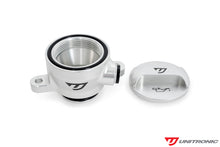 Load image into Gallery viewer, Unitronic Low Profile Oil Fill Neck for Audi 2.5TFSI - Clear Anodized