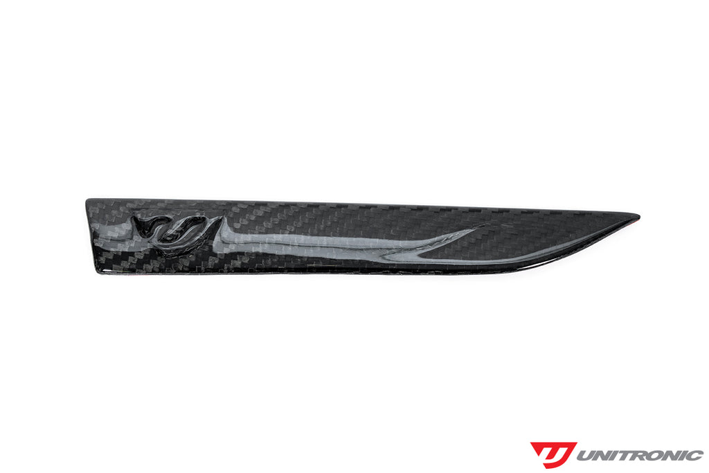 Unitronic Carbon Fiber Fender Badge Set for VW Mk8/Mk8.5 GTI, Golf R