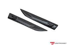 Load image into Gallery viewer, Unitronic Carbon Fiber Fender Badge Set for VW Mk8/Mk8.5 GTI, Golf R